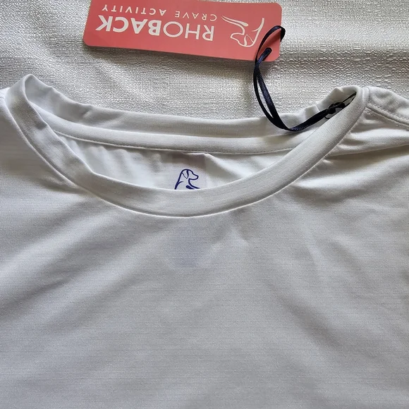 NWT‎ Rhoback Womens Short Sleeve Crop Top Size Large - Picture 3 of 10